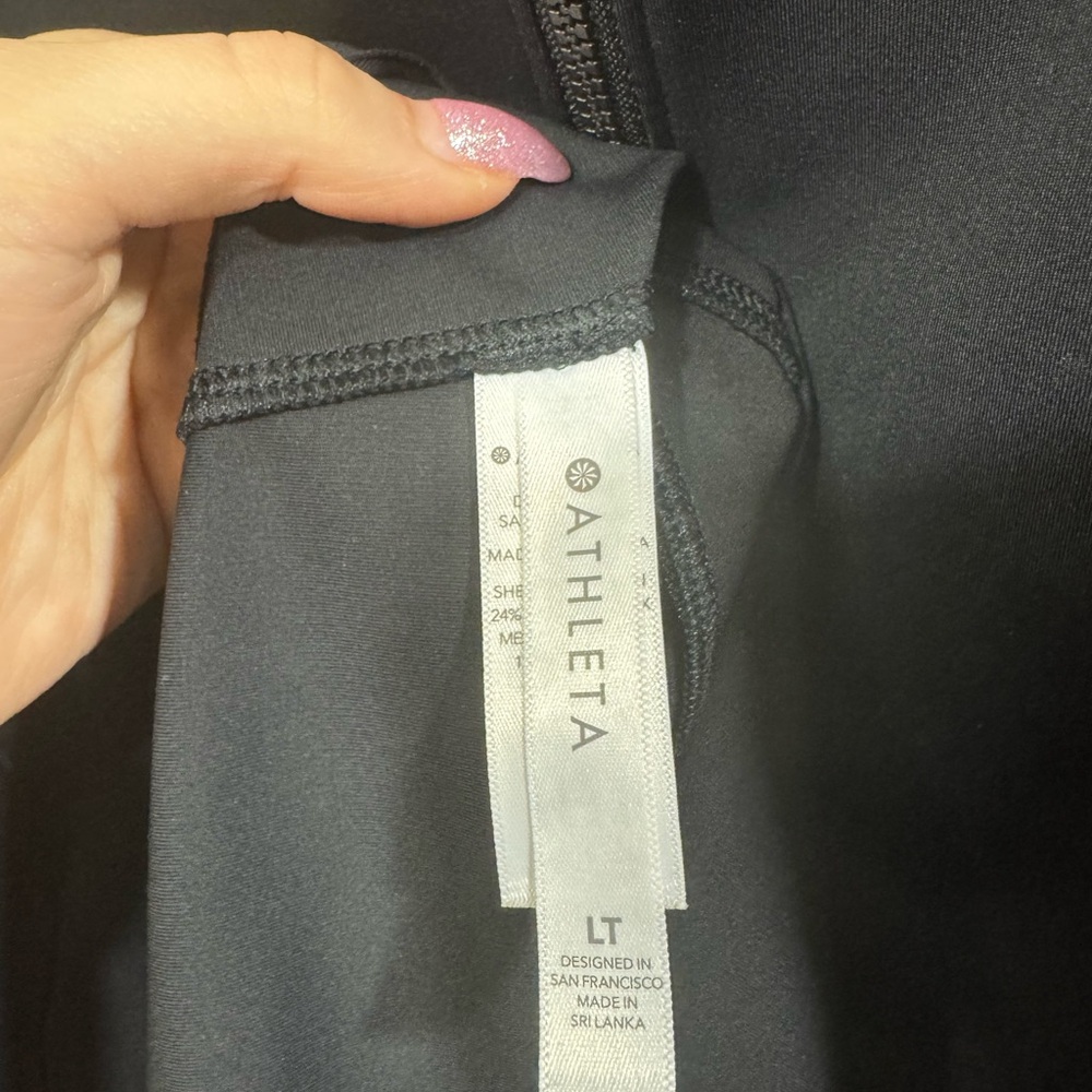 Athleta Black Match Point Tennis Athletic Mini Dress - Picture 8 of 9